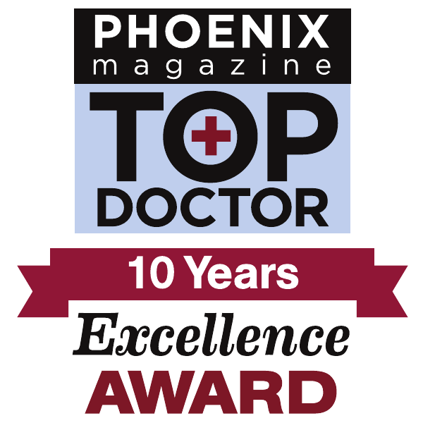 Phoenix Magazine Top Doctor 10 Years Excellence Award